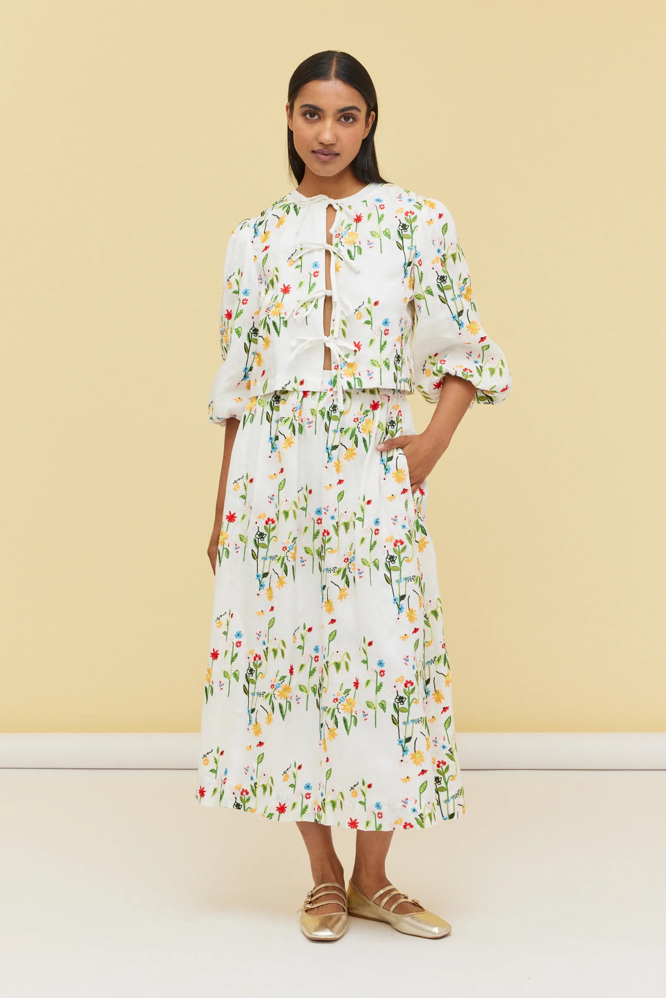 SUKI BLOUSE - GARDEN - Hercitys