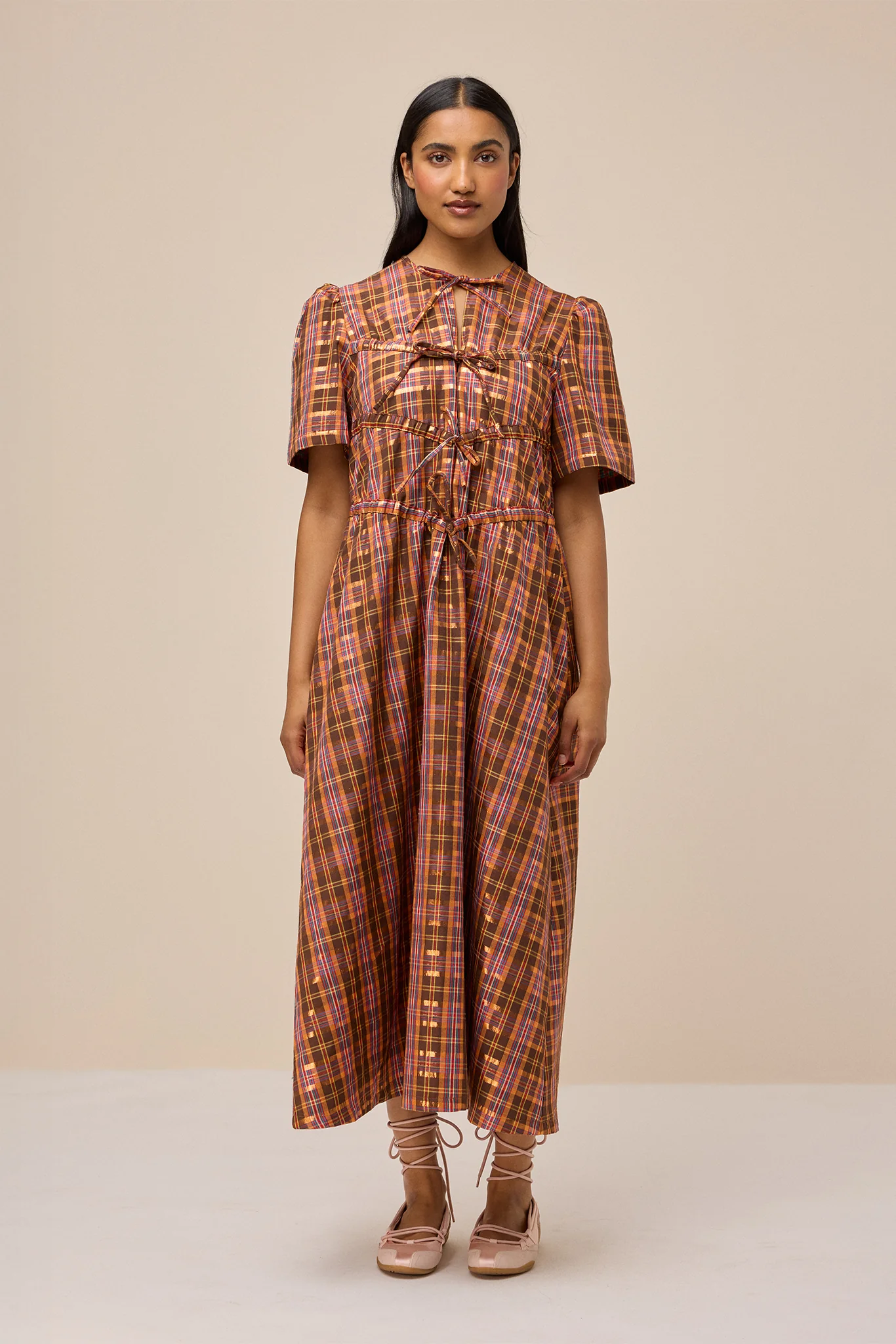 ALICE DRESS - PICKET FENCE PLAID - Hercitys