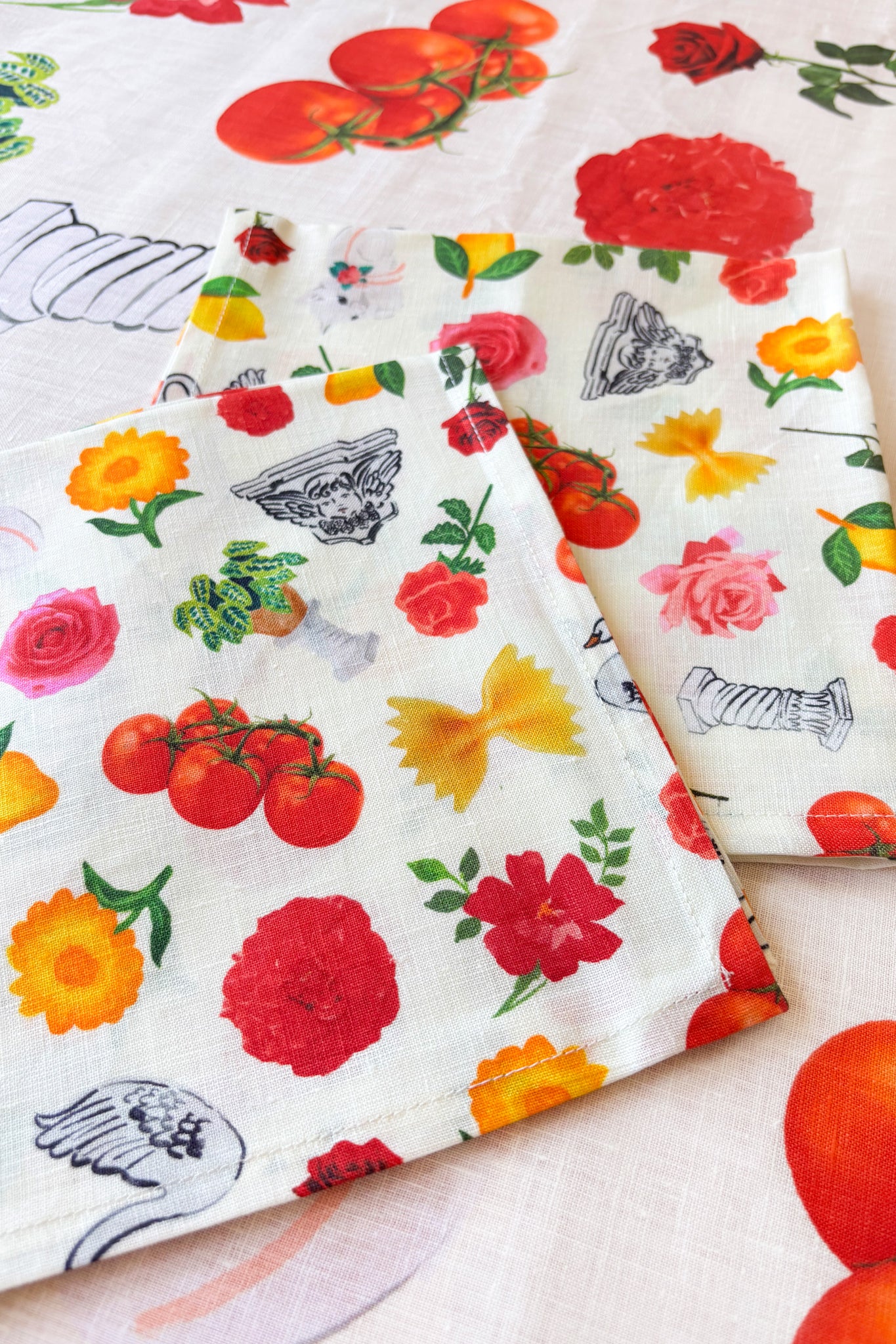 LINEN NAPKIN SET - PALAZZO - Hercitys