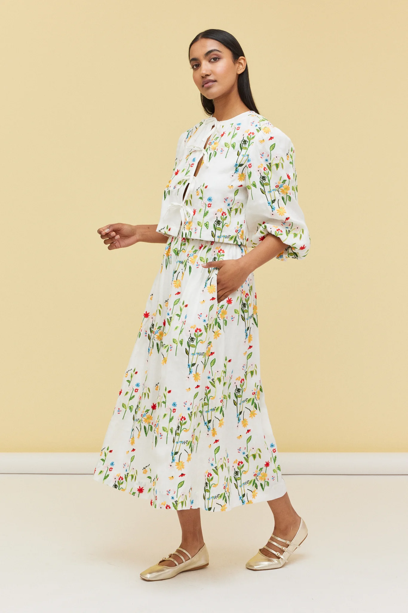 GIA SKIRT - GARDEN - Hercitys