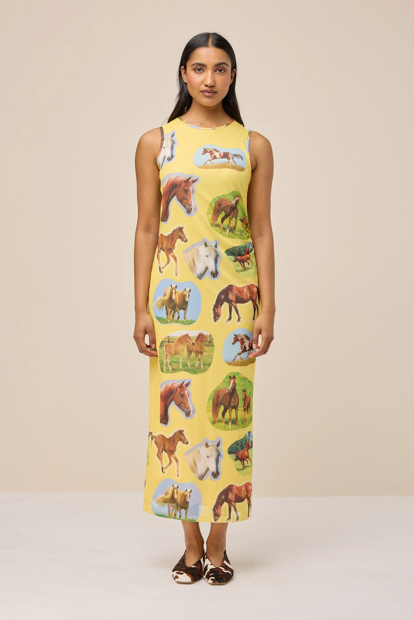 LILY MESH DRESS - HORSE GIRL - Hercitys