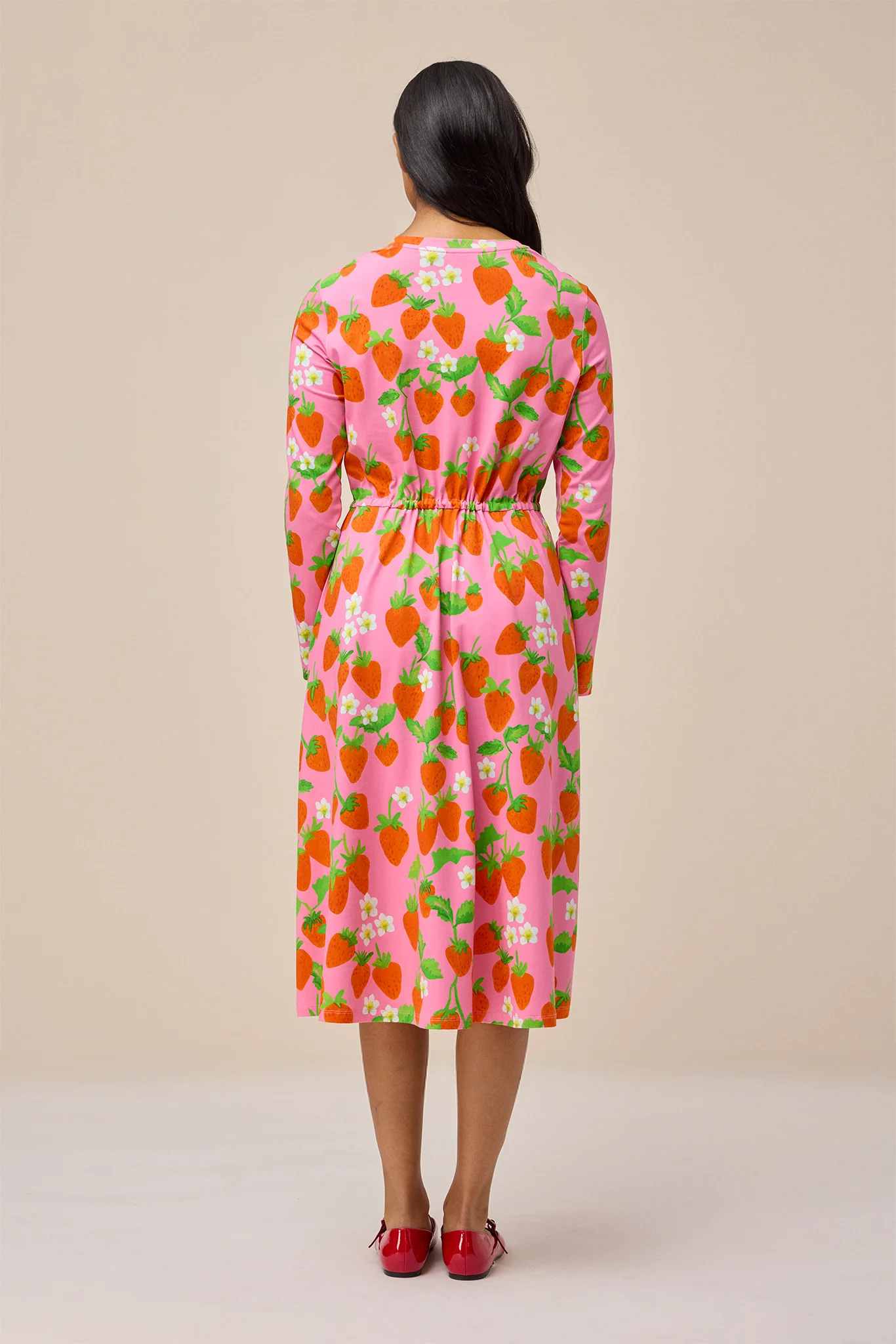 DUNES DRESS - STRAWBERRY PINK - Hercitys