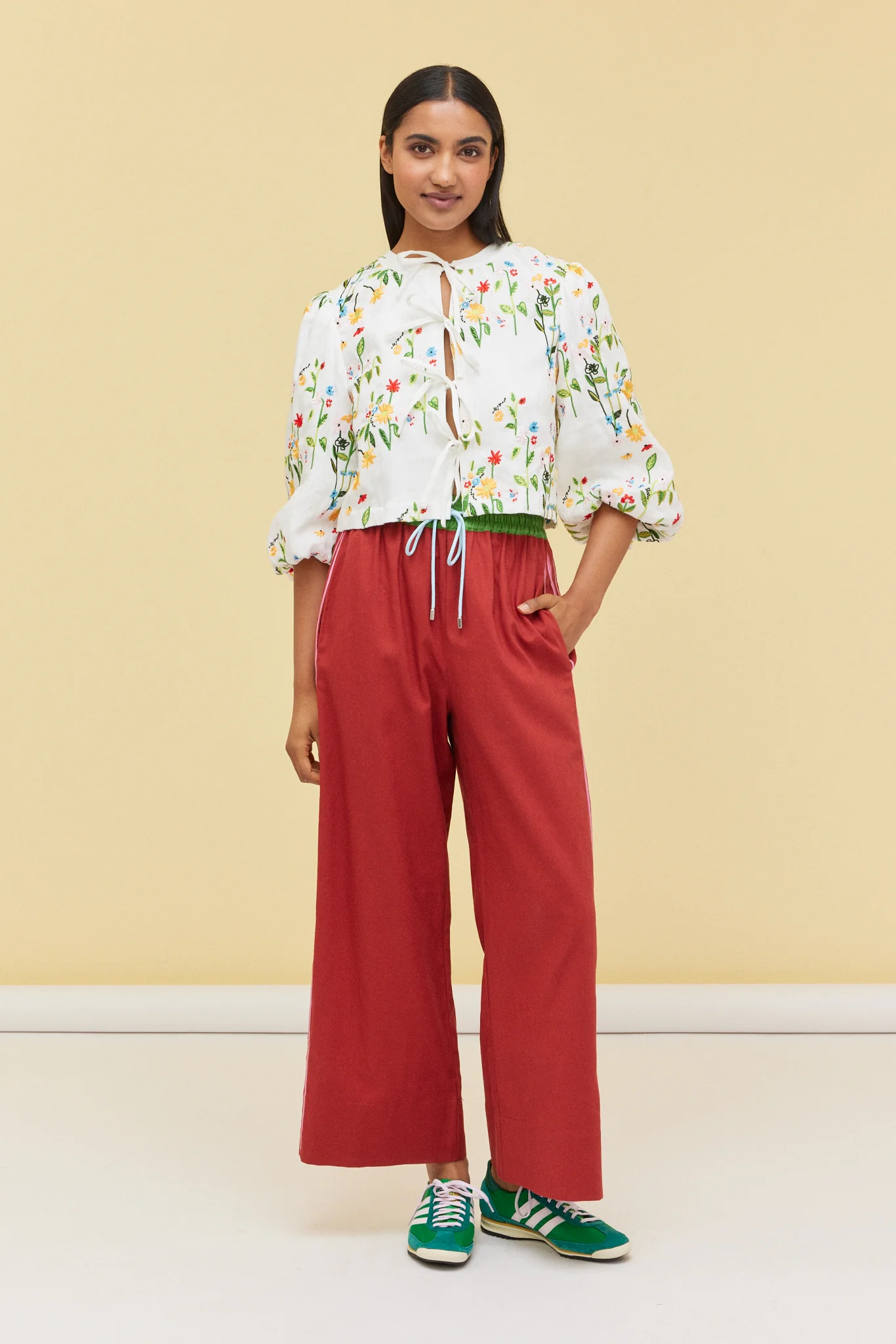 COLUMN PANT - TERRACOTTA - Hercitys