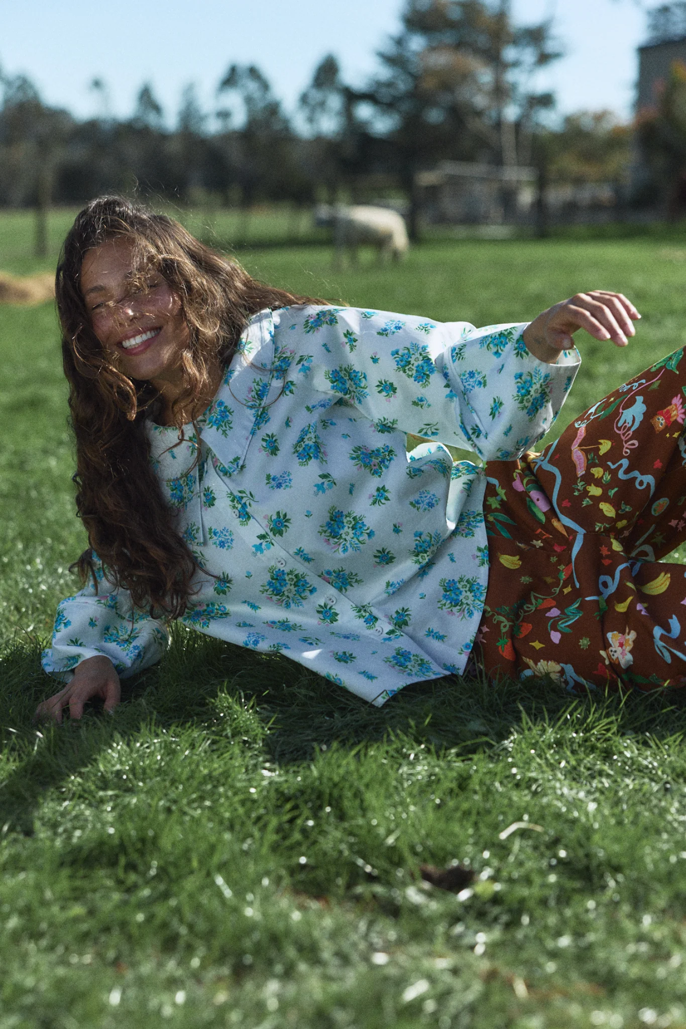 LULLABY BLOUSE - CHINTZ - Hercitys