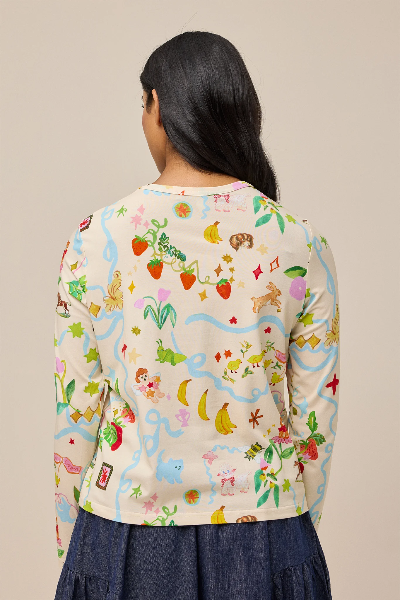 SUNNY TEE - STORY BOOK CREAM - Hercitys