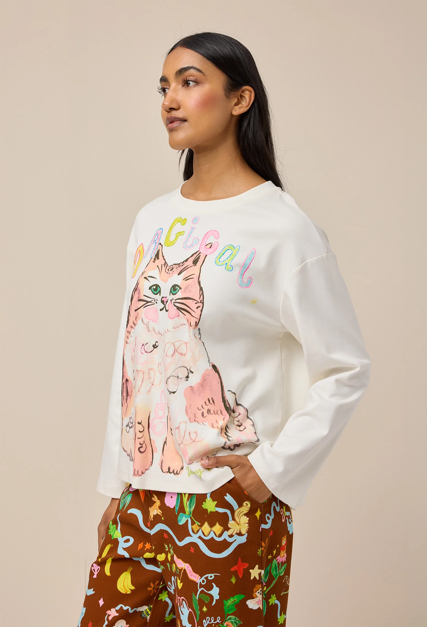 STORY TEE - TABBY CAT - Hercitys