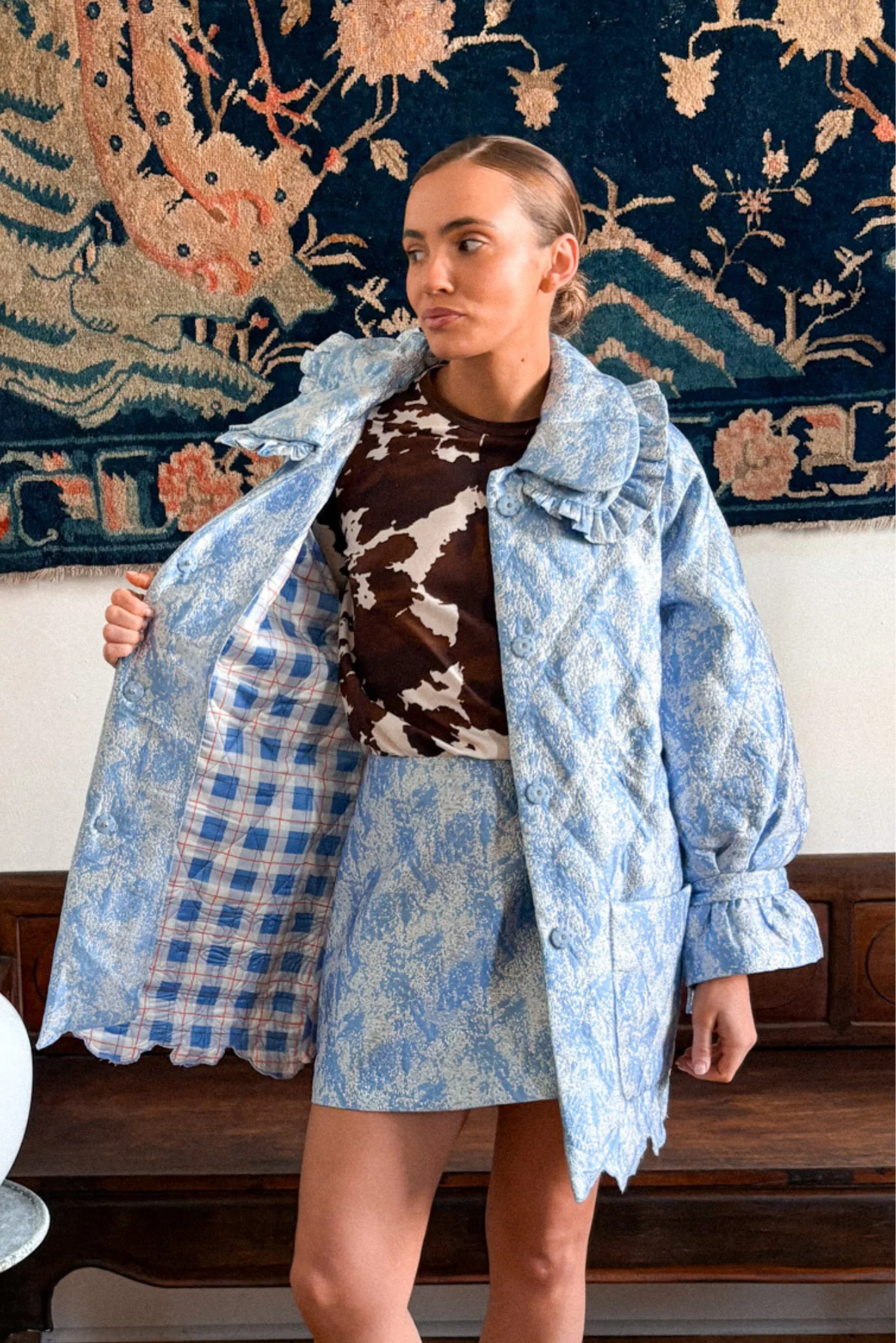 TWINKLE QUILTED JACKET - MATTRESS JACQUARD - Hercitys