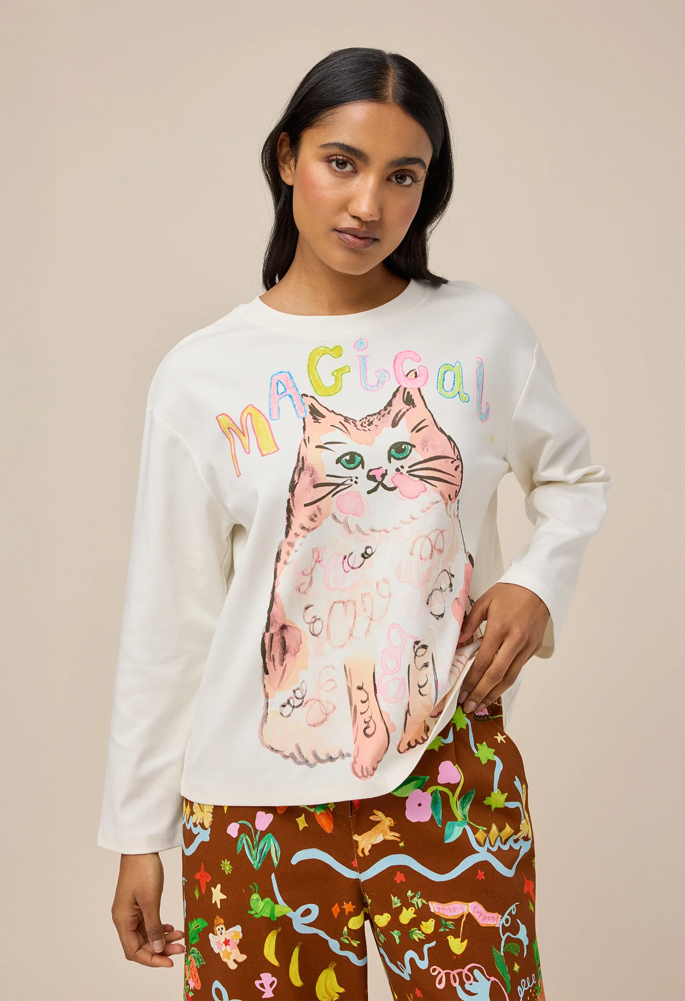 STORY TEE - TABBY CAT - Hercitys