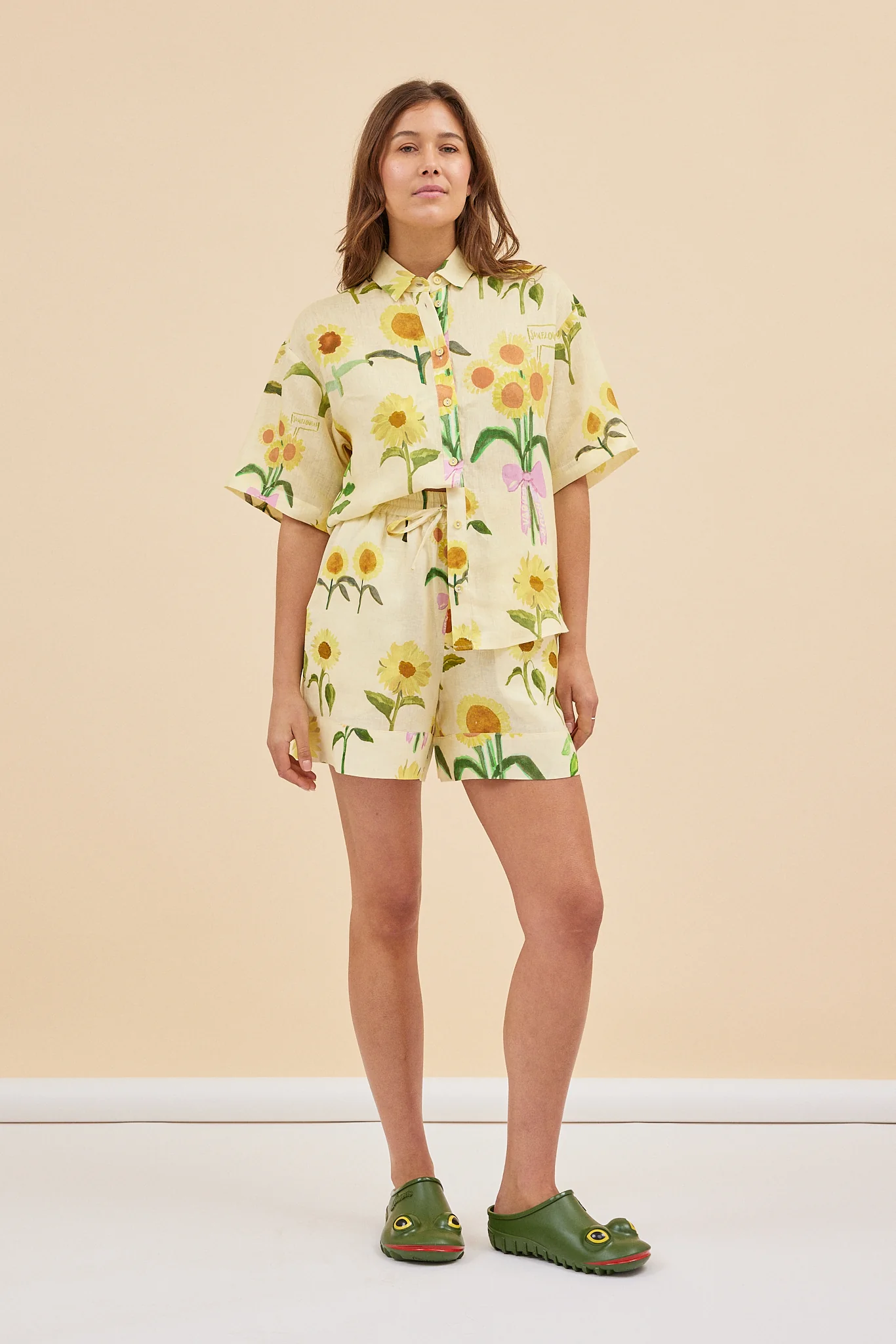 PATCHWORK SHORT - SUNFLOWER - Hercitys