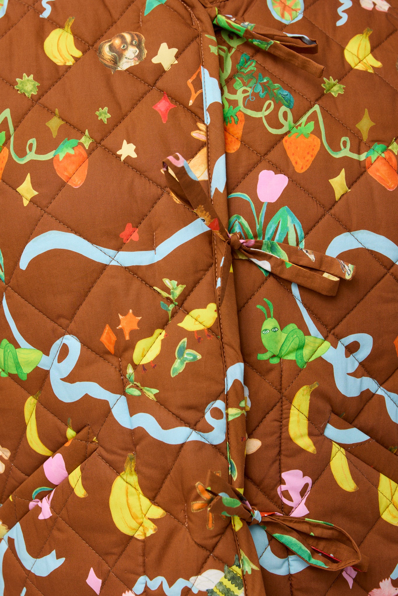 REVERSIBLE QUILTED JACKET - STORY BOOK/CHINTZ - Hercitys