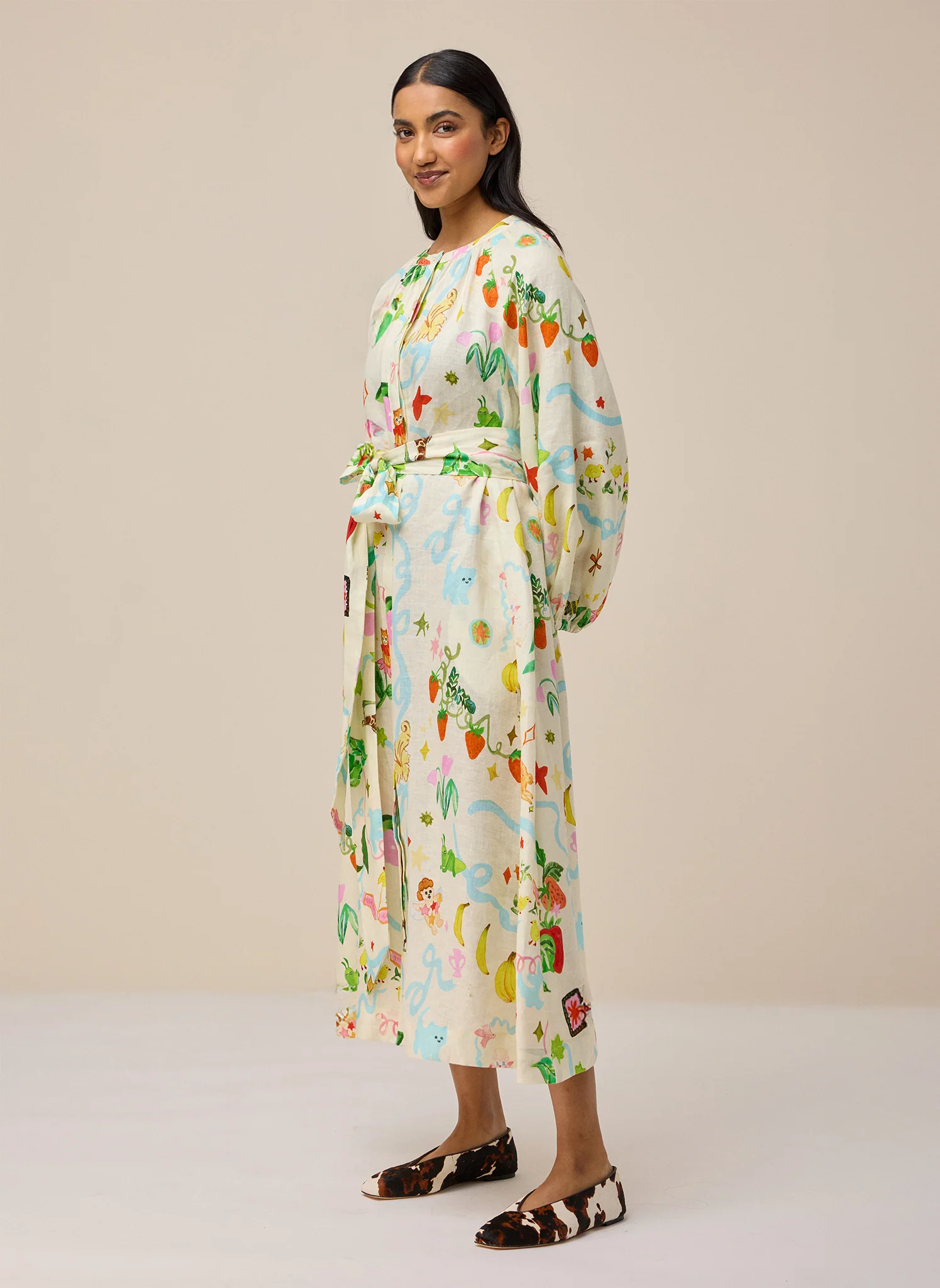 KEEPSAKE DRESS - STORY BOOK CREAM - Hercitys