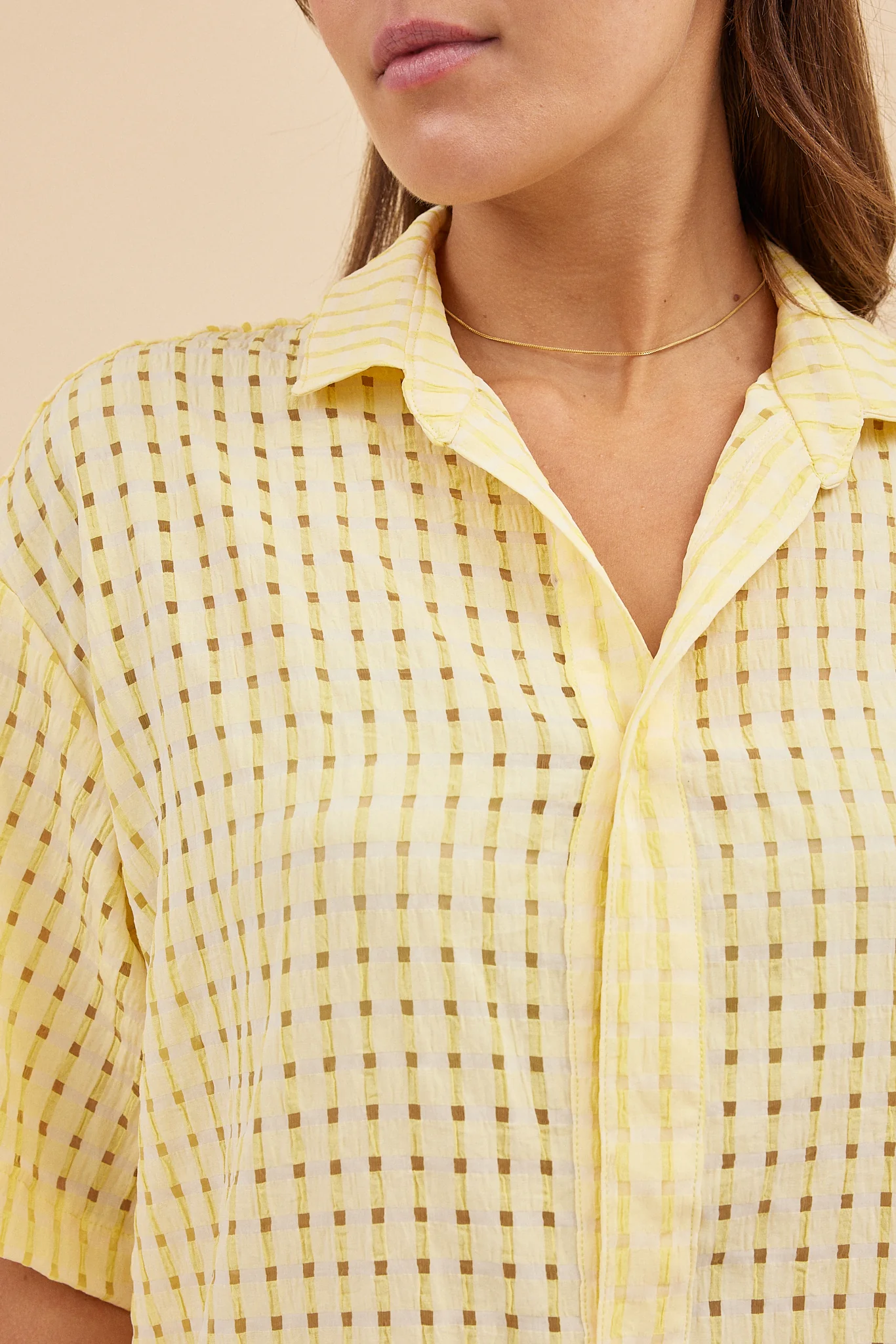 HOLIDAY SHIRT - SUNSHINE CHECK - Hercitys